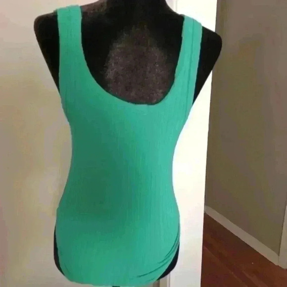 Free People Intimately Free Women's Green Henley Rib Bodysuit M - Picture 5 of 15